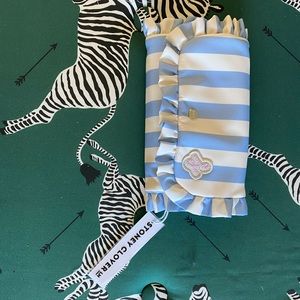 Stoney Clover Lane Hydrangea Jewelry roll with “s” patch